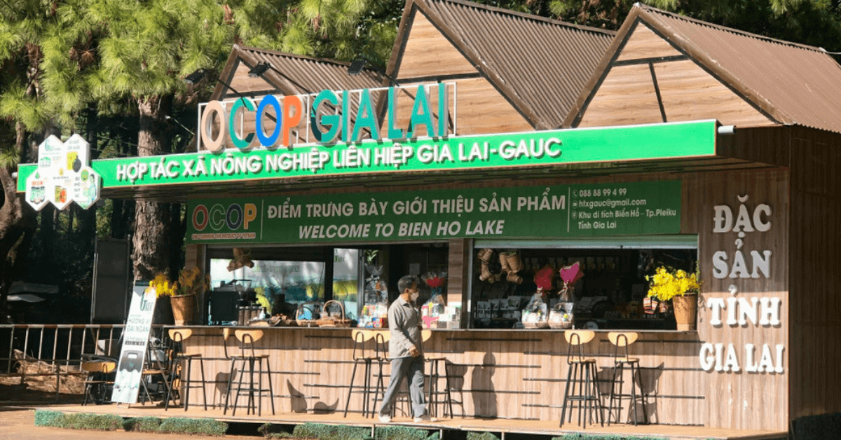 Cửa hàng OCOP Biển Hồ – Đặc sản Gia Lai đạt chuẩn  